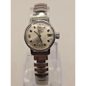 Vintage Waltham Ladies' Silver Tone Stainless Steel Band Watch. MINT